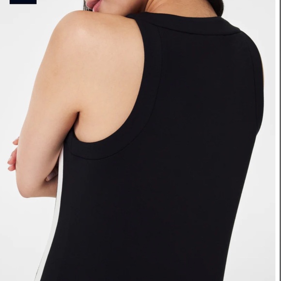 SPANX AirEssentials Side Stripe Tank Midi Dress, SIZE XS 1007 - Picture 4 of 7